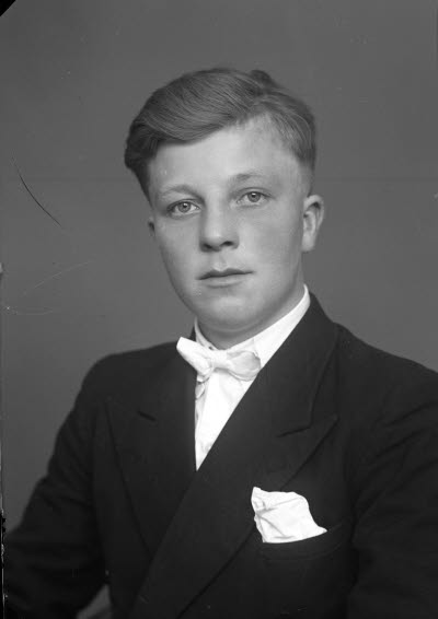 Porträtt av en ung herre.