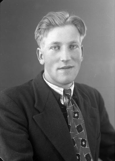 Porträtt av en herre. Ateljefoto.