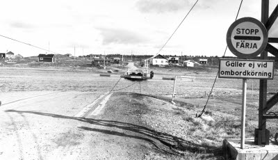 Färja över Kaitum älv, Killingi.