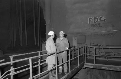 Hasse Larsson, Weine Backman.