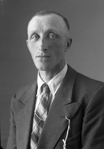 Porträtt av en herre. Ateljefoto.