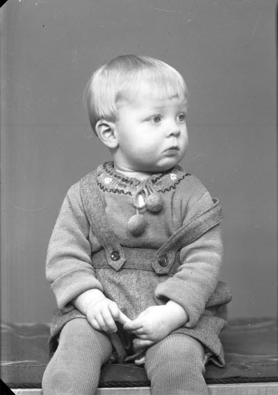 Porträtt av ett barn.