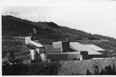 LKAB industriområde; Vitåfors. LKAB Malmberget.