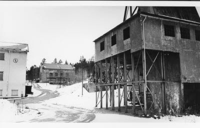 Spelhuset, Malmberget. Kaptensspelet. Centralschaktet. Kaptensgruvan. Senare teaterhus. Malmbergsteatern.