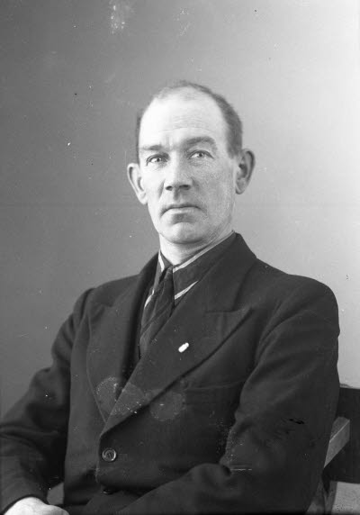 Porträtt av en herre. Ateljefoto.