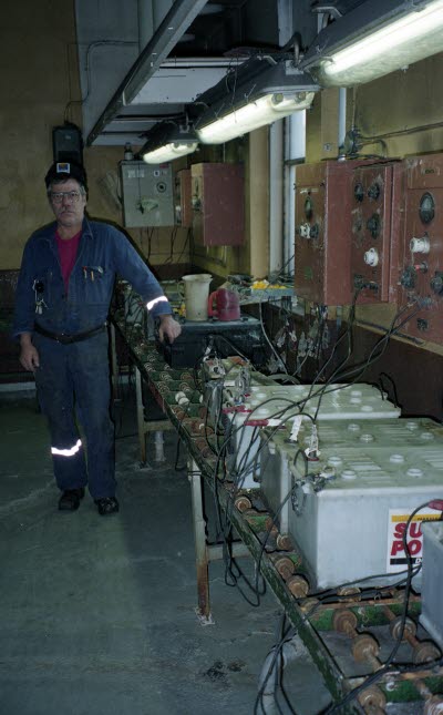 Batteriladdning stationen. Jonny Nilsson.