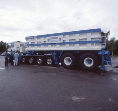 Mammuten, 120 tons trucken.