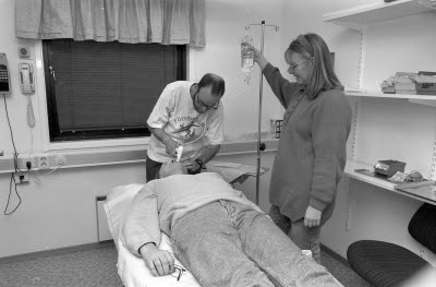 Läkarmottagning 1994.