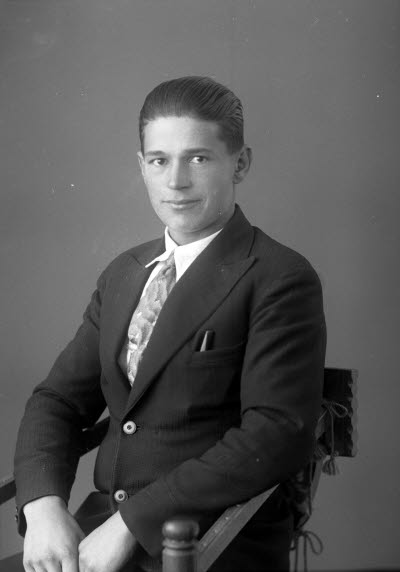 Porträtt av en herre. Ateljefoto.