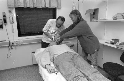 Läkarmottagning 1994.