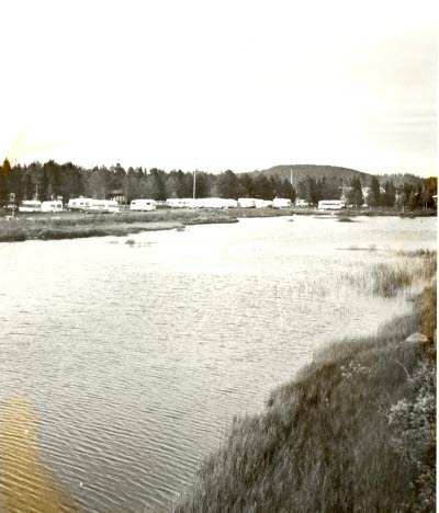 Gällivare camping. Vassaraälven; Vassara Älv.