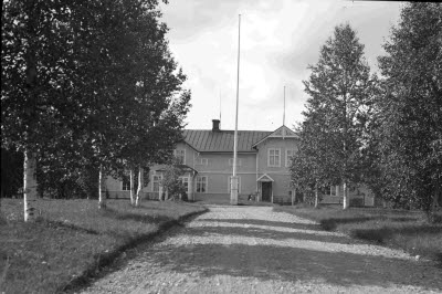 Barnhemmet, exteriör gårdssidan.