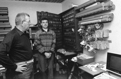 Nyckelservice; Alf Apelqvist och ? Dynesius 1994-09-22.