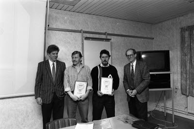 Belönade förslag 1992-09-24.