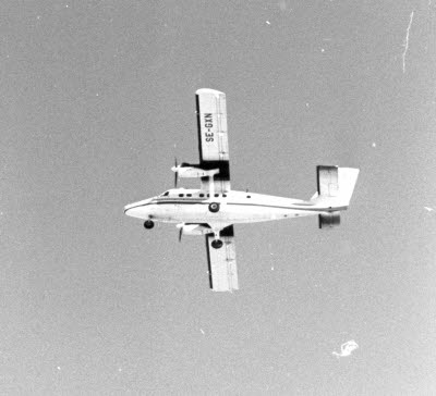 Flygplan Gällivare-Luleå.