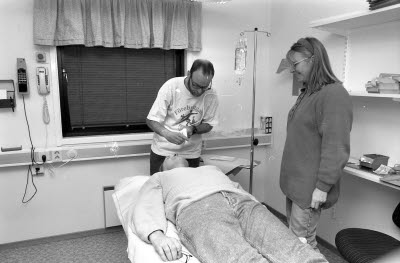 Läkarmottagning 1994.