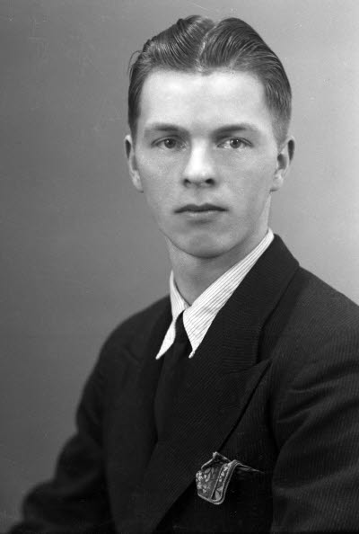 Porträtt av en herre. Ateljefoto.