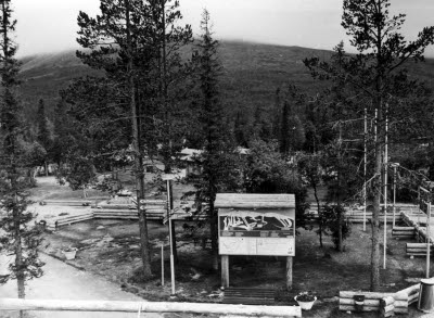 Dundret, Gällivare. Orienteringstavla.