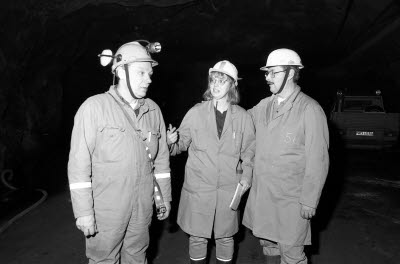 Weine Backman, Gina Persson, Hasse Larsson.