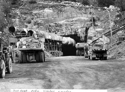 Vietas. Vattenfalls Kraftverk; kraftstation.